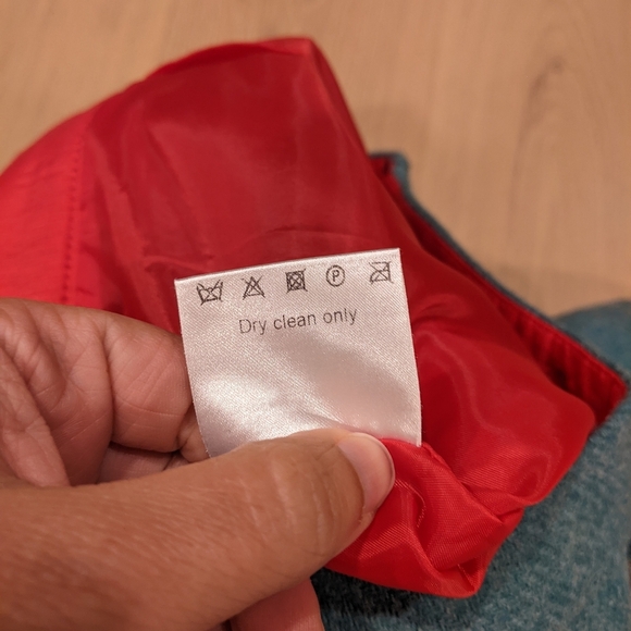 Boden teal wool skirt - Picture 3 of 5